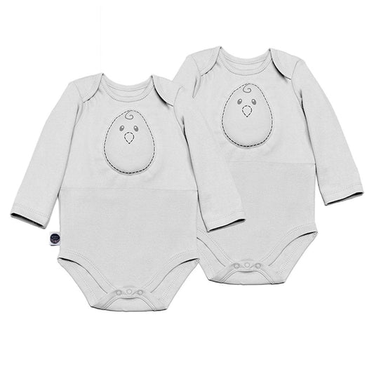 Weighted body suit grey mist print